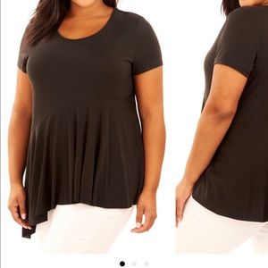 Rebel by Rebel Wilson Asymmetrical Hem Tee